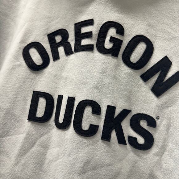 Oregon Ducks Hoodie Mens 2XL Signature Fanatics Super Soft Fleece Pullover Gray - Picture 3 of 10